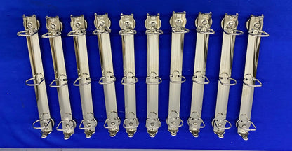 OLMAGRING11D3P10 MAGNETIC 3 RING BINDER MECHANISM 1-10 PK W/ 1 PK PROTECTORS