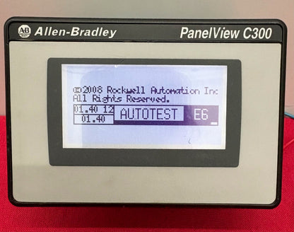 Allen Bradley AB PANELVIEW C300 CAT: 2711C-T3M SER. B REV B SS0ZY7LS 24VDC