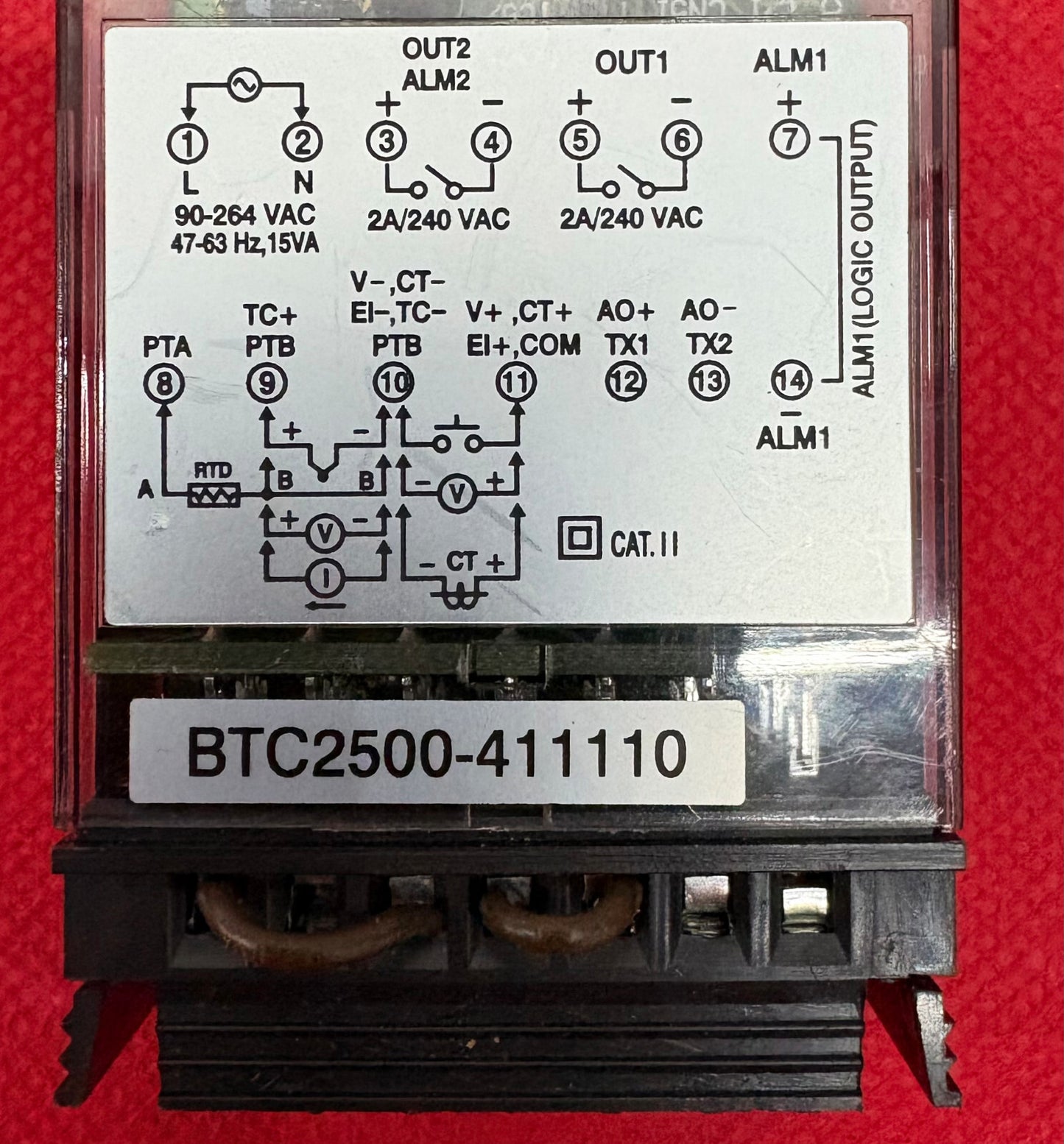 THERMOWORKS BTC2500-411110 PID TEMPERATURE CONTROLLER (MISSING MOUNTING BRACKET)