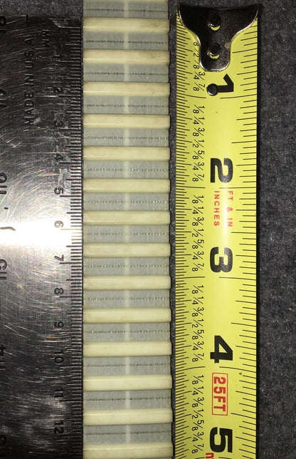 Menge 2 - Zahnriemen aus Polyurethan - jeweils ca. 26 Fuß lang 