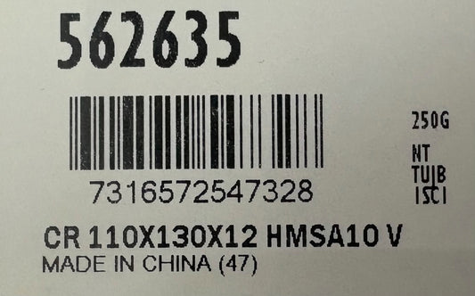 SKF CR 110X130X12 HMSA10 V (562635) OIL SEAL