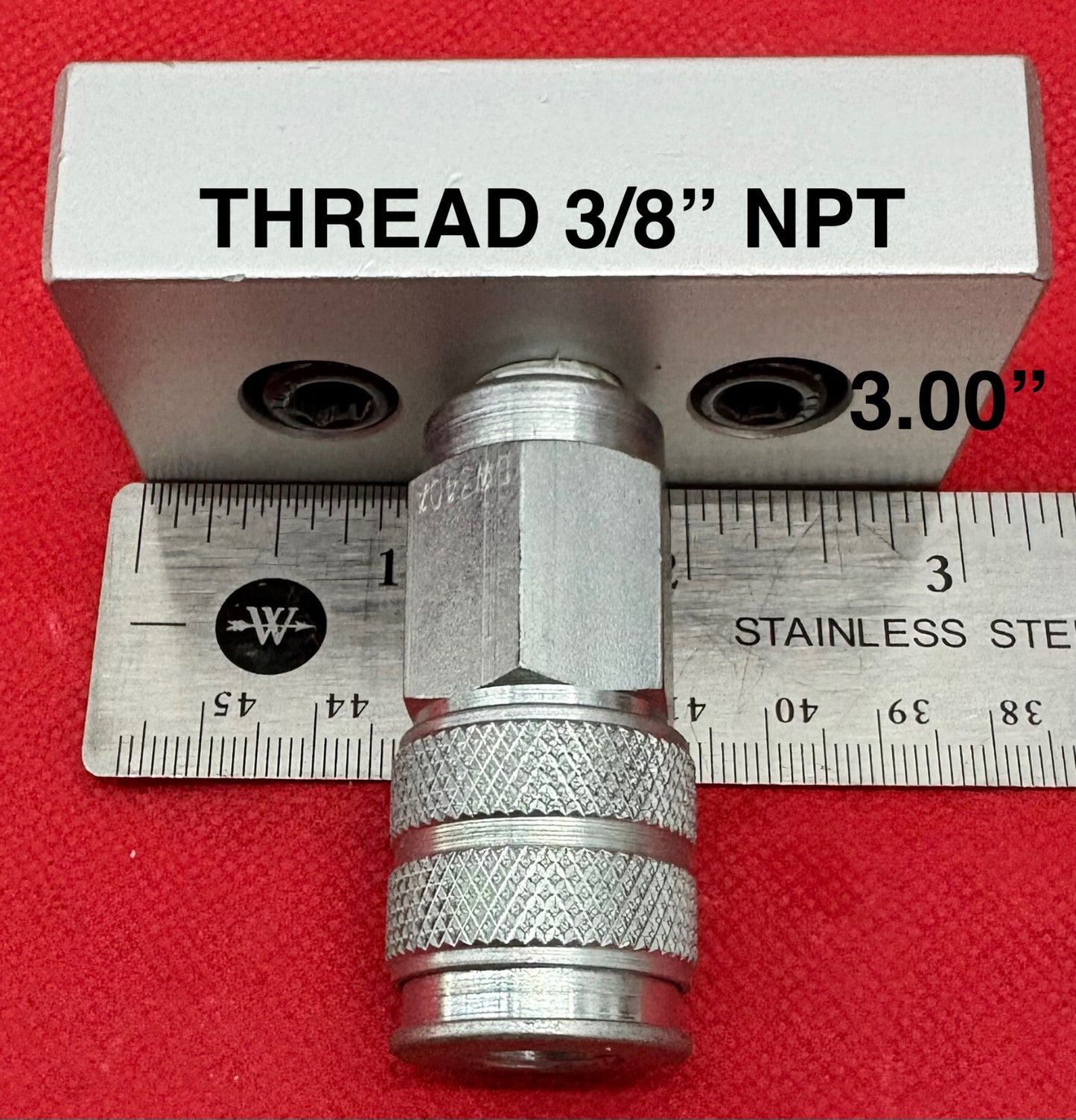 80/20 SERIES 15 2150 3/8” NPT 3-HOLE PRESSURE MANIFOLD PLATE W/ DW340A - QTY 5