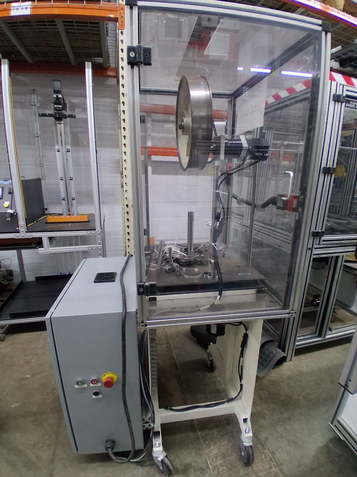 STEEGER K80/16-1K-7.2 16 CARRIER VERTICAL BRAIDER FOR PARTS REPAIR