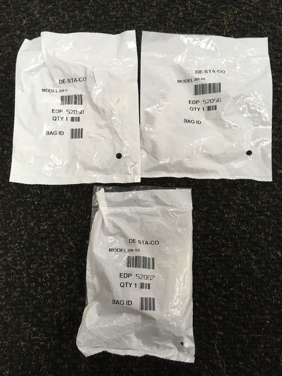 DE-STA-CO KLEMMEN 1 ELK - 205-U EDP 52050 / 205-UL EDP 52056 / 206-SS EDP 52067