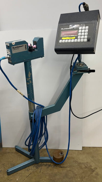 ZUMBACH LASER MEASUREMENT UNIT ODAC 16J HEAD & USYS 10 DISPLAY INTERFACE - PARTS