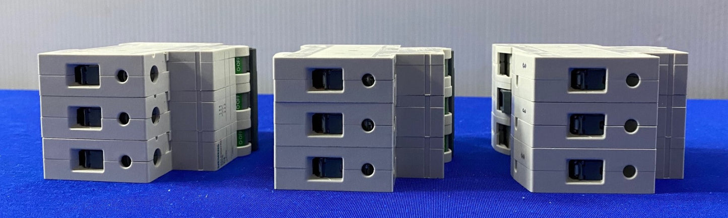 SIEMENS 5SL63047RC MCB C4 MINIATURE CIRCUIT BREAKER - 1 LOT QTY 3