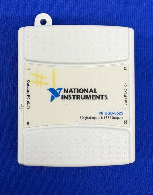 PIÈCES/RÉPARATION DE PÉRIPHÉRIQUE D'E/S NUMÉRIQUE NATIONAL INSTRUMENTS NI USB-6525 P/N 193283C-01L 