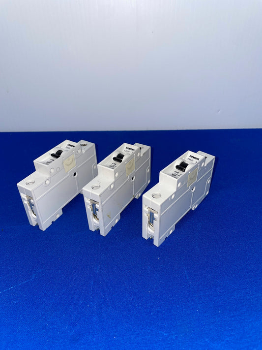 SIEMENS, 5SX21, MINI INTERRUTTORE AUTOMATICO, VENDUTO COME 1 LOTTO QTY 3