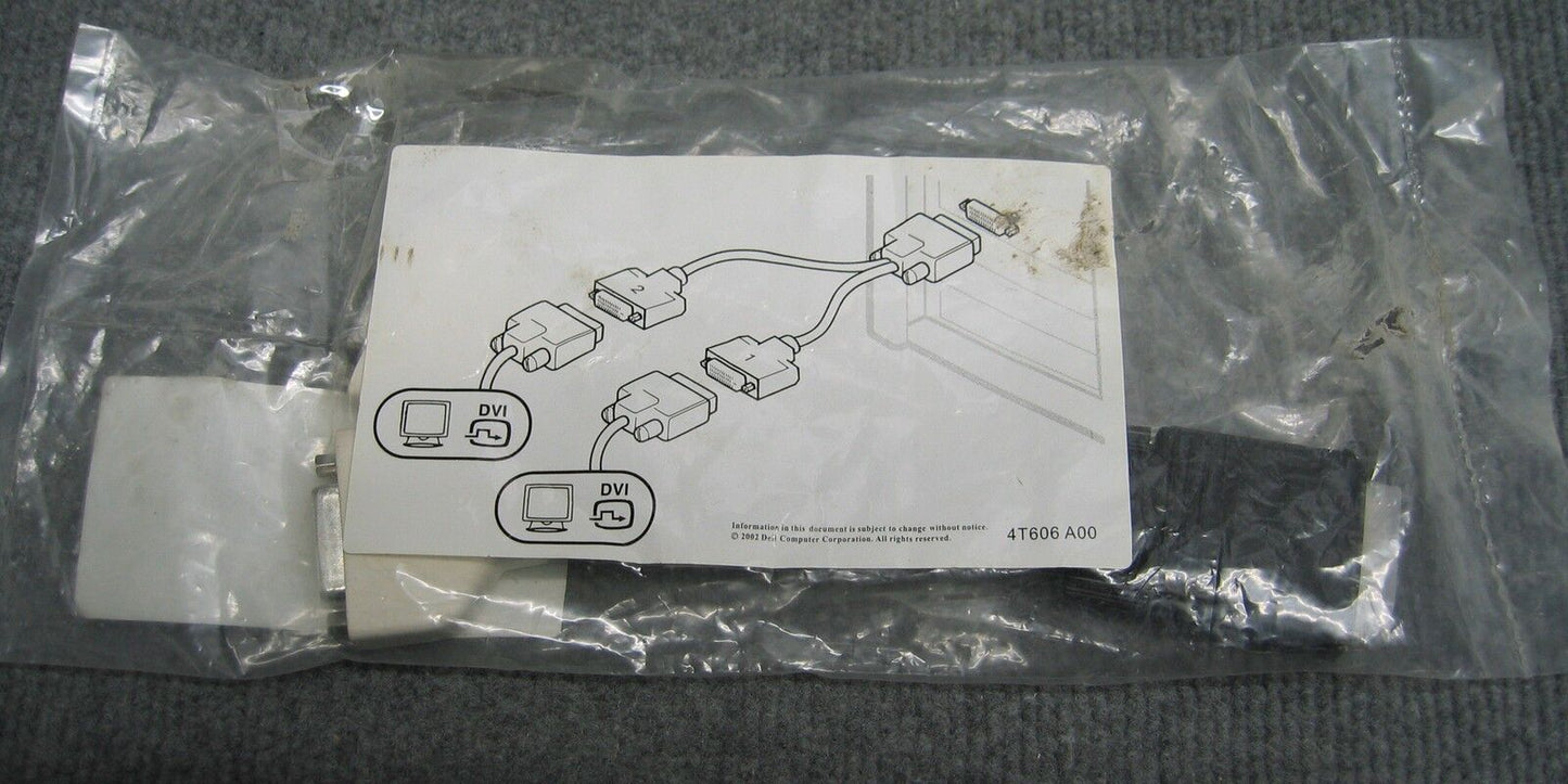 NEW DELL DP/N 0H9361 DMS-59 TO DUAL DVI CABLE CN-0H9361-52204-1B3-1866 REV A00