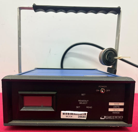 SIERRA 901M 10SCCM.N2 SINGLE CHANNEL READOUT & POWER SUPPLY SYSTEM -PARTS/REPAIR