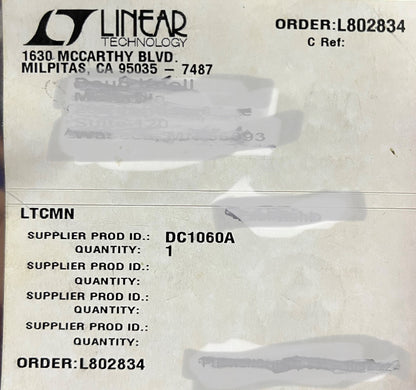 Circuito dimostrativo della scheda Linear Technology DC1060A LT3508EFE/LT3508EUF