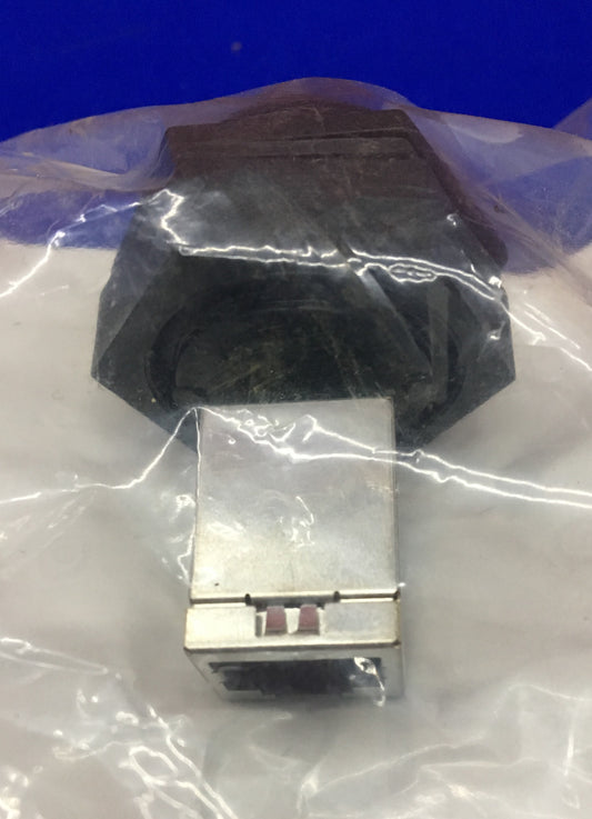 TE CONNECTIVITY RJ-45 EATHERNET NERO PASSANTE PASSANTE JACK PARATIA