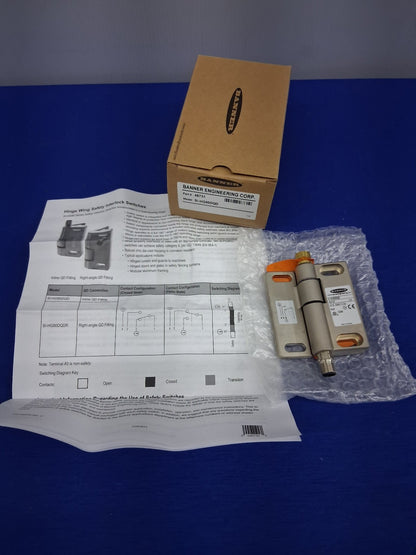 BANNER ENGINEERING CORP 46731 SI-HG80DQD HINGE SAFETY INTERLOCK SWITCH