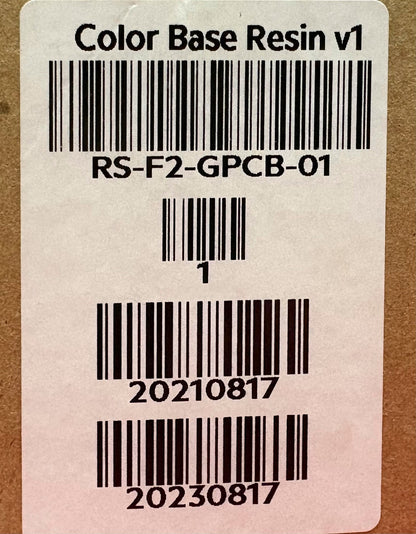 FORMLABS COLOR BASE RESIN V1 RS-F2-GPCB-01 PHOTOPOLYMER RESIN CARTRIDGE