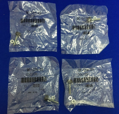 LOT VAN 4 DE-STA-CO / DESTACO 201208, PLATTE PUNT SPINDEL NEOPREEN PUNT