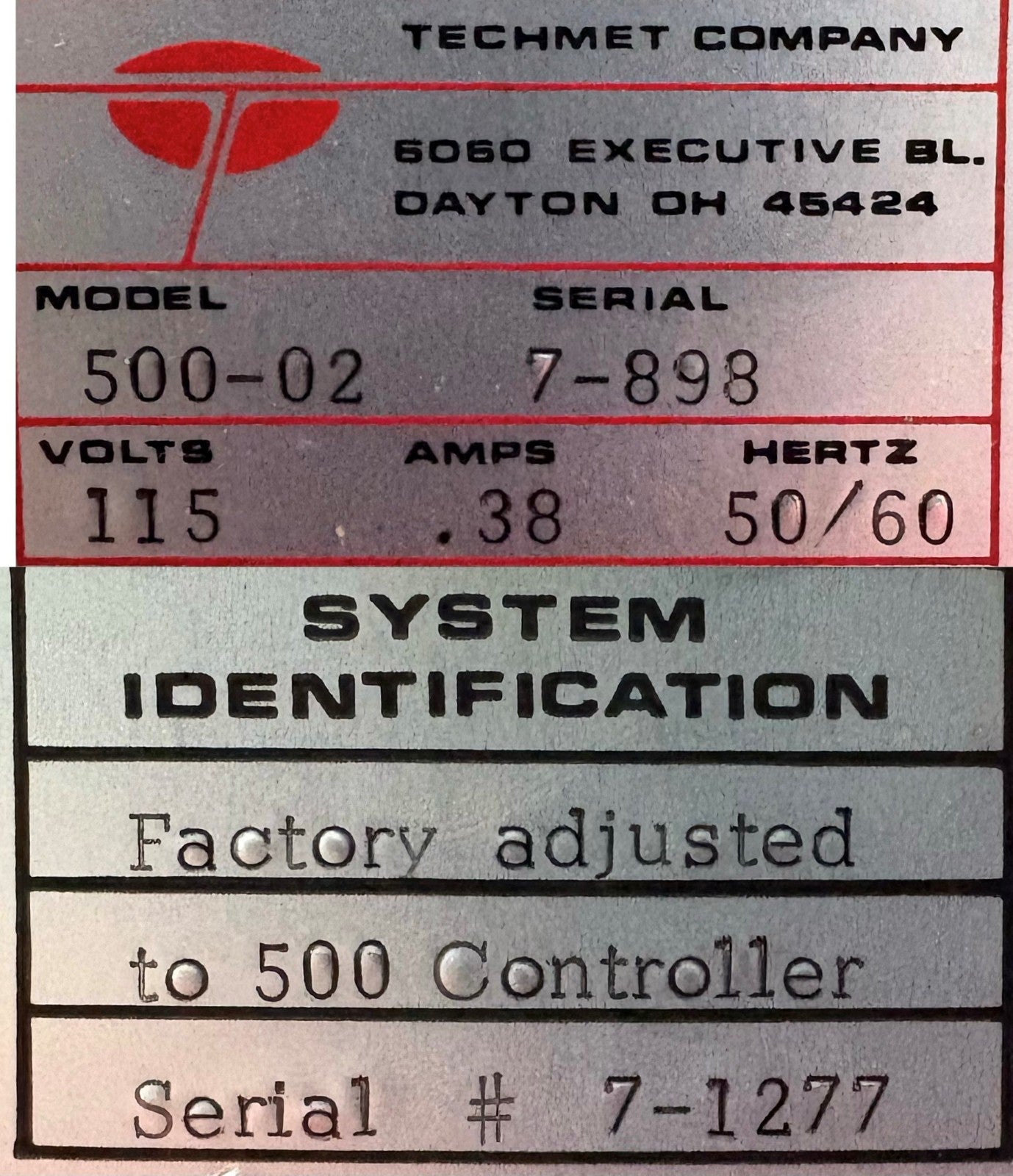 TECHMET LASERMIKE 500-01 MICROMETER W/ 500-02 LASER SCANNER - FOR PARTS/REPAIR