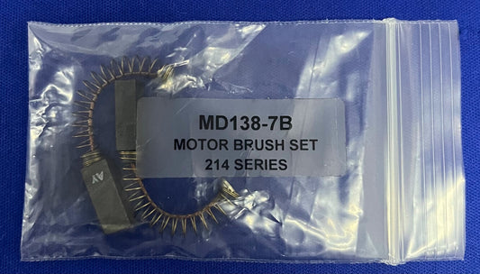 SPAZZOLE MOTORE MD138-7B SERIE 214 - VENDUTE COME '1 CONFEZIONE DA UN SET DI 2'