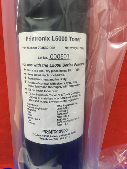 CARTUCCIA TONER PRINTRONIX 703532-002 / AB5301G3 LASERLINE L5000