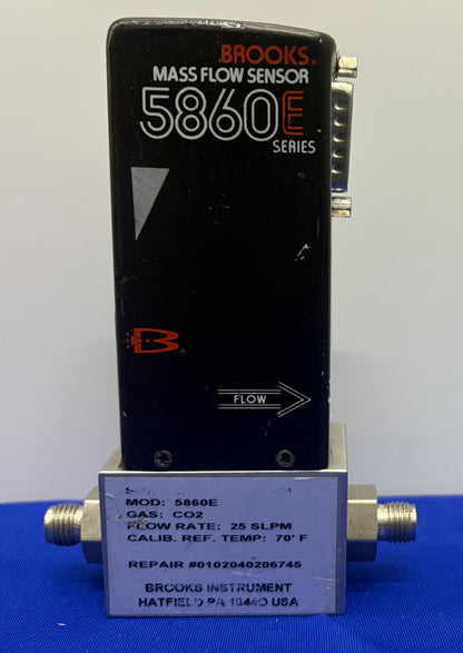 SENSORE DI FLUSSO DI MASSA BROOKS SERIE 5860E - L'ARTICOLO SEMBRA ESSERE STATO RIPARATO