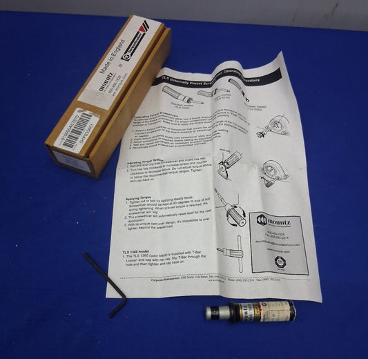 MOUNTZ 02-0083 / 020083 / TLS0022M MICRO MINIMASTER PRESET TORQUE SCREWDRIVER