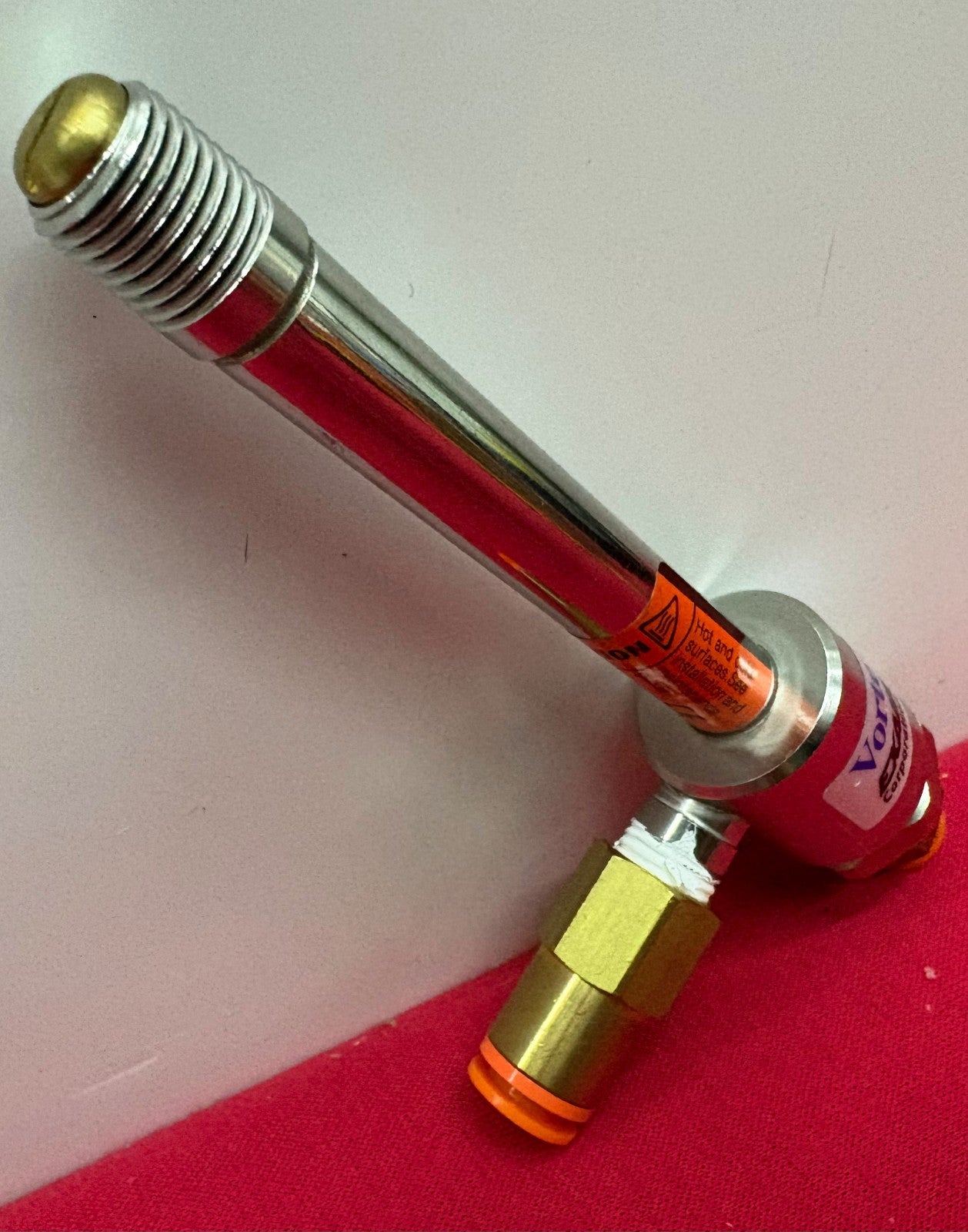 EXAIR VORTEX TUBE HOT & COLD 250 PSIG 1.7 MPa 17 BAR MAX,NO MODEL # FOUND