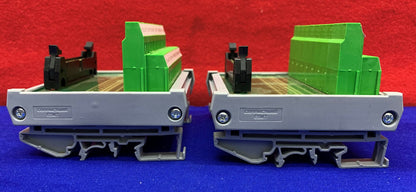Lot of 2 - Connectwell 34 Wire Terminal Block Module IMIDC/34/H/L