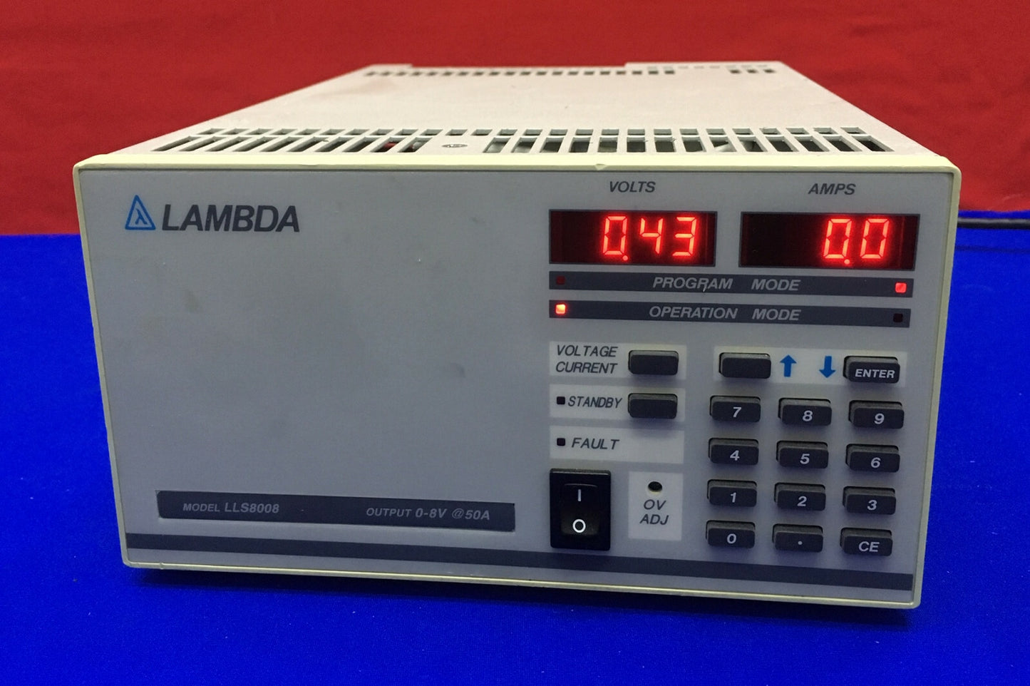 LAMBDA ELECTRONICS LLS8008 DIGITALE GESTUURDE VOEDING