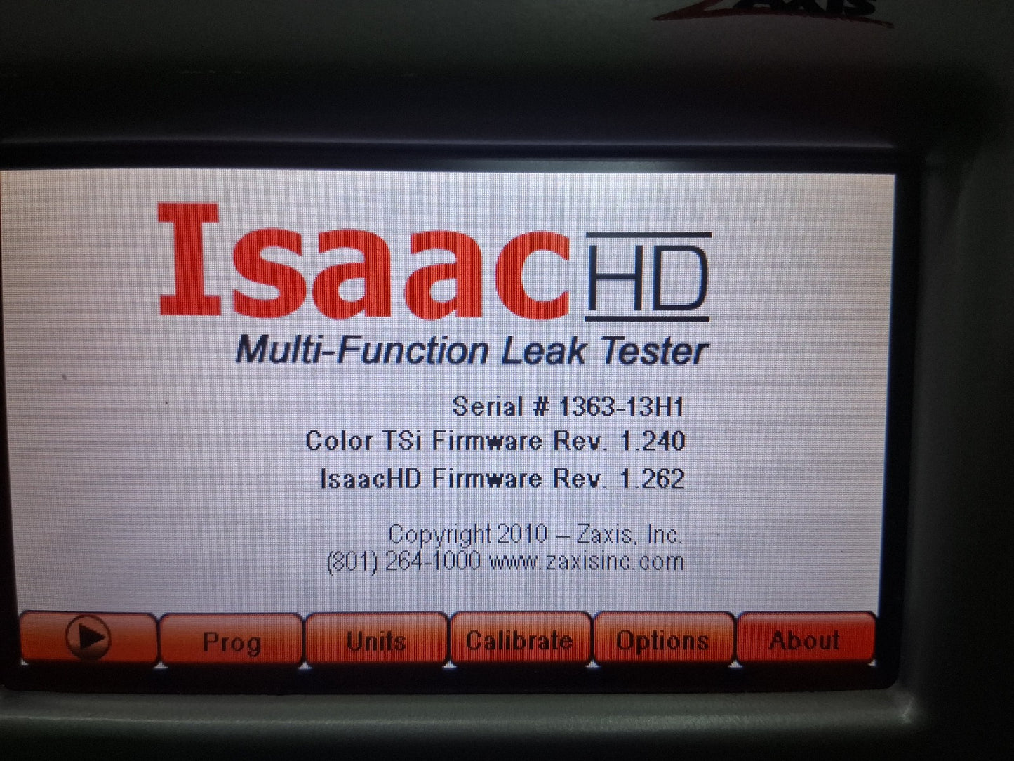 Issac / Zaxis Issac-HD-2PC MULTI FUNCTION LEAK TESTER  10 PSI MODULAR AIR LEAK