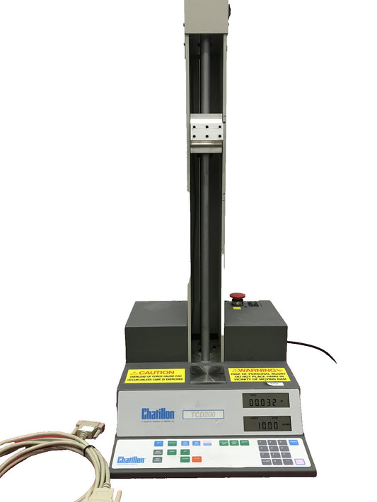 CHATILLON TCD200 DIGITAL FORCE TEST STAND, NO LOAD CELL,ITEM IS USED