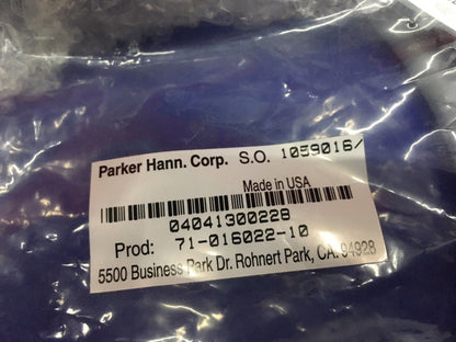 Parker Hannifin Corp. Cavo da 10'. Modello 71-016022-1. SO 1059016. Nuovo.