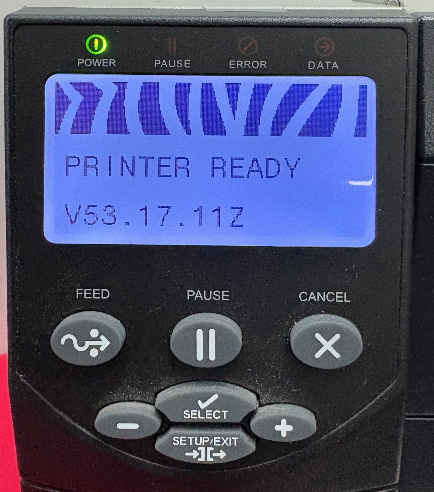 ZEBRA ZM400 THERMAL LABEL PRINTER ZM400-2001-0000T 10/100 P1032710-001 -  PARTS