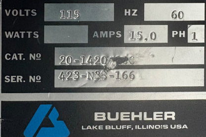 BUEHLER SIMPLIMET 3 MOUNTING PRESS CAT # 20-1420-??? - FOR PARTS/REPAIR