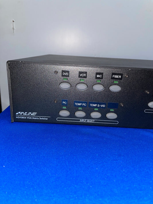 INLINE, MSV0804, VGA MATRIX SWITCHER, GAAT NIET AAN