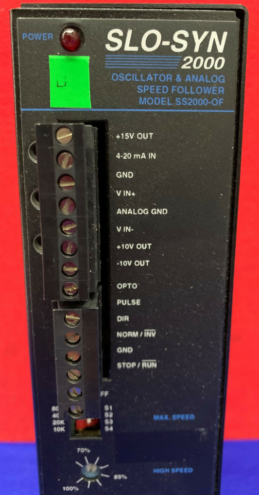 Superior Electric SLO-SYN 2000 SS2000-OF オシレーター &amp; アナログ スピード フォロワー