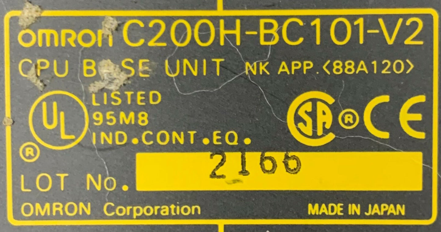 2er-Set Omron 10-Slot-CPU-Basiseinheiten C200HBC101-V2