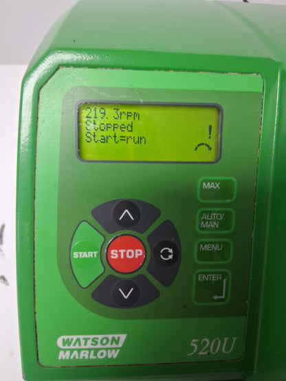 WATSON MARLOW 520U PERISTALTIC PUMP WITH 520N WATERTIGHT MODULE NEMA 4X IP66