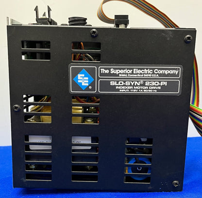 SUPERIEURE ELEKTRISCHE SLO-SYN 230-PI INDEXEERMOTORAANDRIJVING 115V 1A 50/60HZ