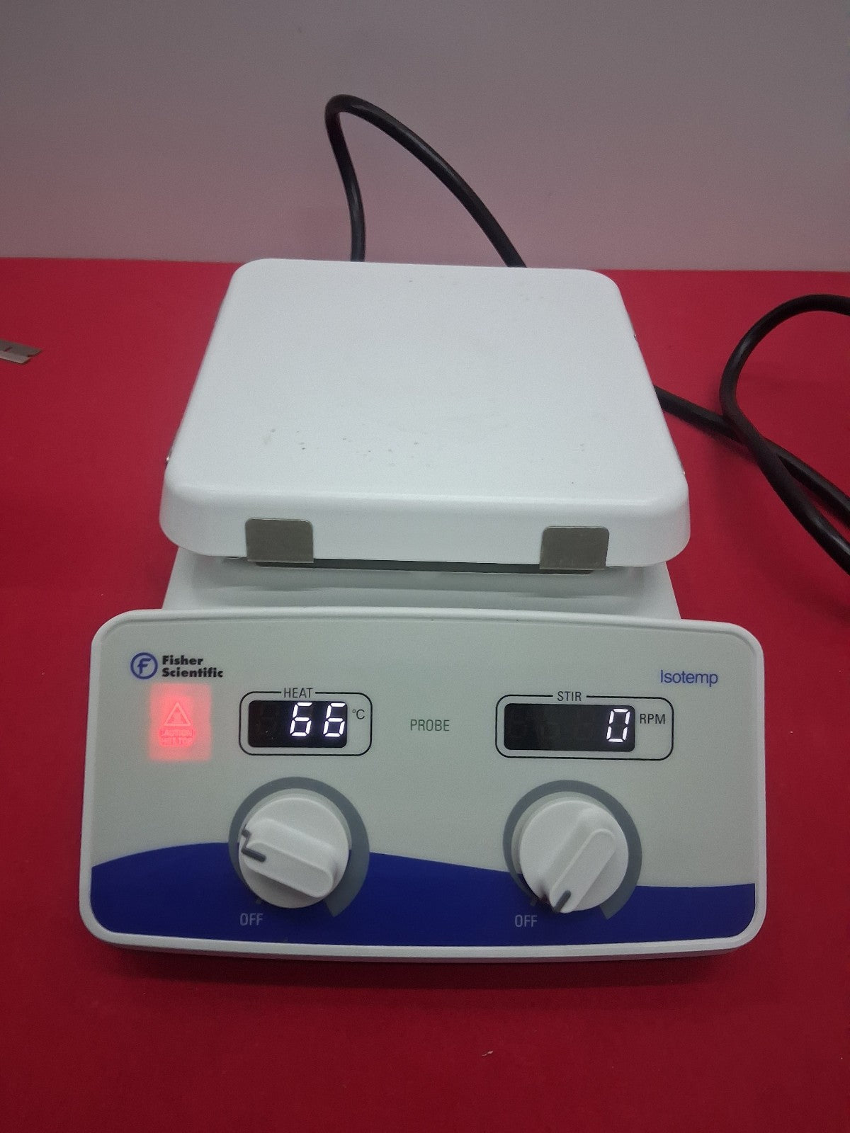 Fisher Scientific Isotemp SP88857200 Digital Stirring Hotplate 7x7 Tested Works