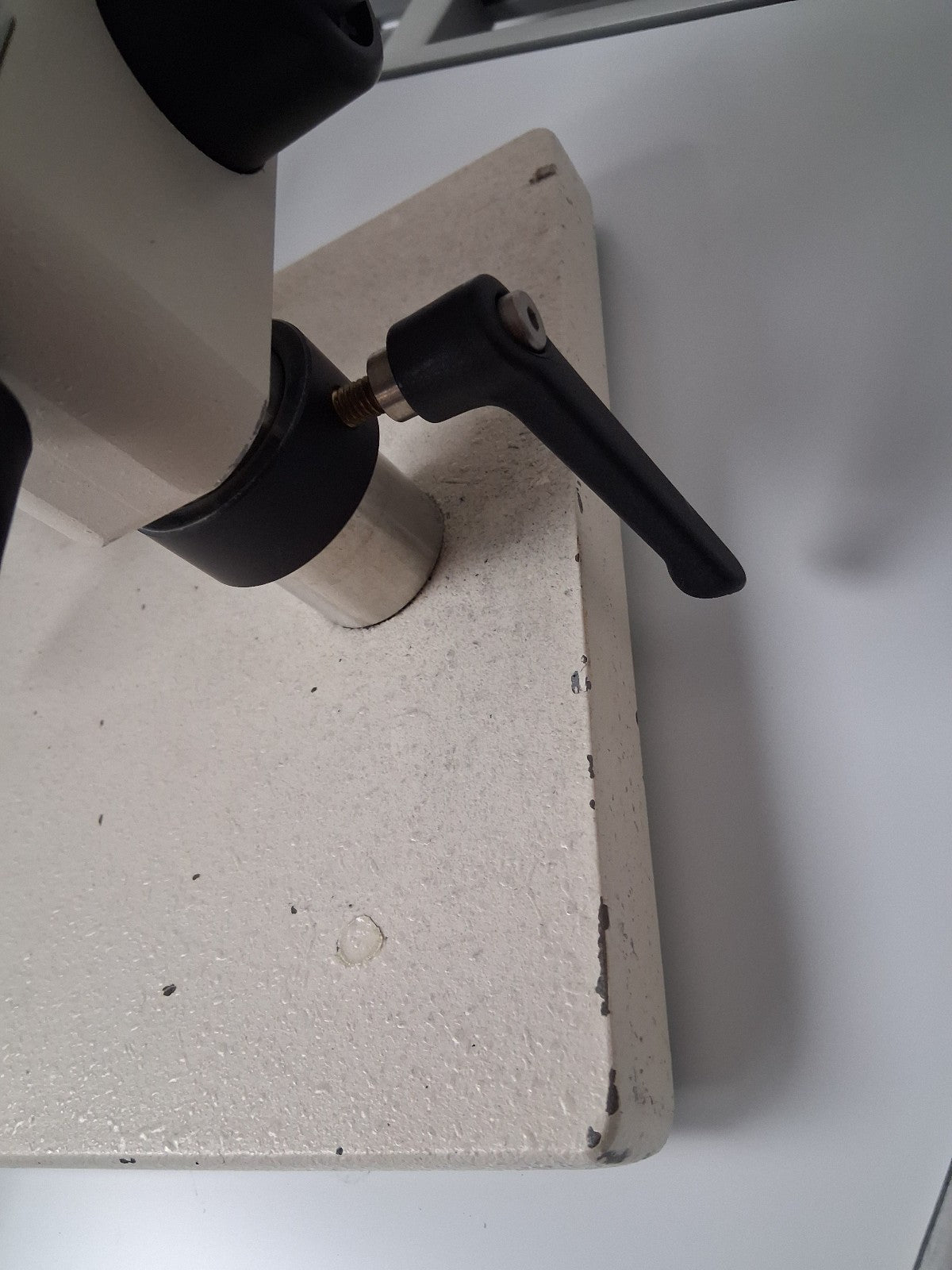 OLYMPUS SZ61 6.7 - 45X STEREO MICROSCOPE WITH BOOM STAND AND LED RING LIGHT