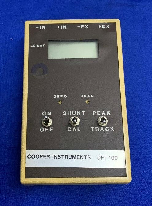 COOPER INSTRUMENTS DFI 100/ DFI-100 DIGITAL SIGNAL CONDITIONER HAND-HELD