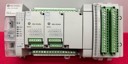 Allen Bradley MICRO850 CONTROLLER 2085-LC50-24QBB w/ 2085-OB32-SC & 2085-ECR