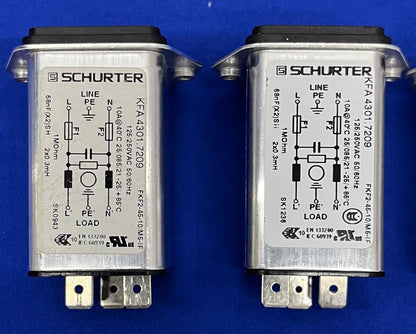 SCHURTER KFA 4301.7209 AC-STROMANSCHLUSSMODUL-BUCHSE - 4 STK. TEILE/REPARATUR