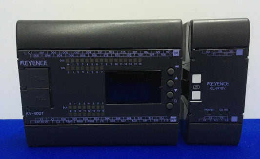 KEYENCE KV-40DT &amp; KL-N10V BASISEINHEIT &amp; KLEINER ERWEITERUNGS-KL-LINK-ADAPTER 