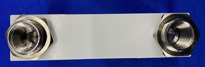 KING INSTRUMENT 75302113C07 FLOWMETER ACRYLIC 75MM/SCALE 23SCFM AIR FLOW 1/4FNPT