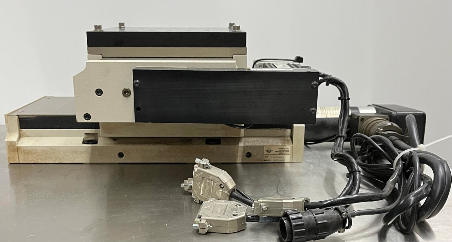AEROTECH ATS20015 &amp; 20015-40P 電動 XY リニア ステージ 約 150MM 6" 移動量