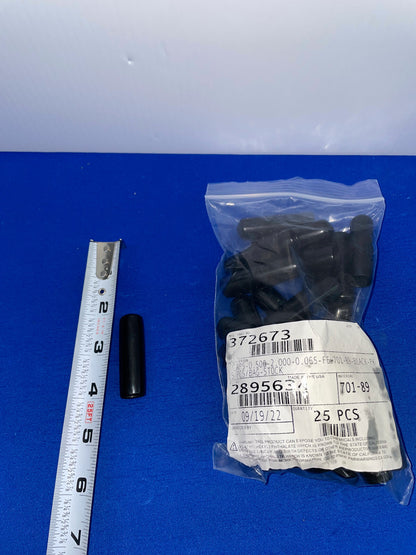 MFG P/N 372673 L CAPS CAPPUCCI ROTONDI FLEXFIT GRIP, 0,500 ID X 2" LUNGHI - 1 CONFEZIONE QTY 25