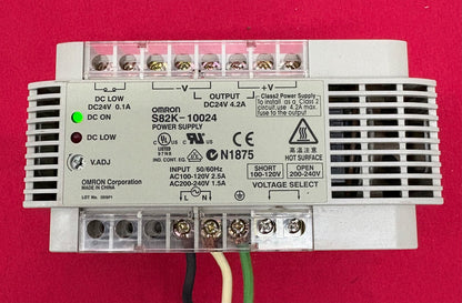OMRON S82K-10024 POWER SUPPLY INPUT 110-120V