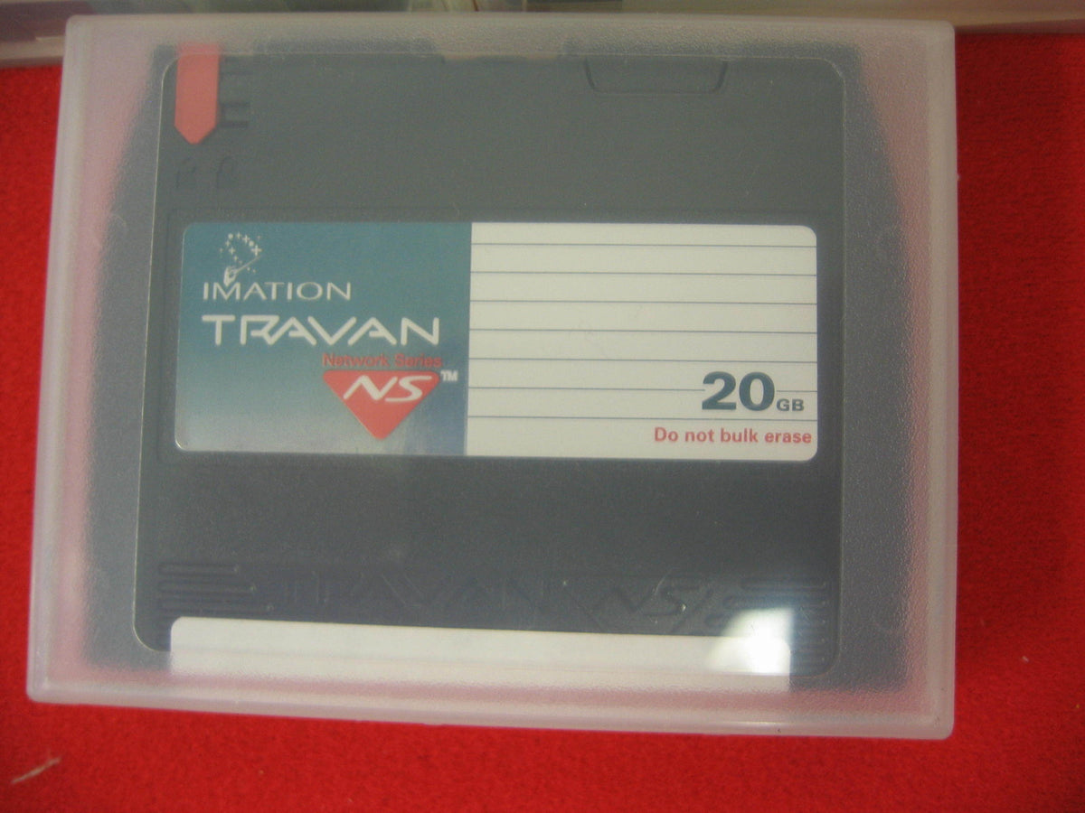 CARTUCHOS DE CINTA DE DATOS IMATION TRAVAN NS DE 20 GB (USADOS) PUEDEN REQUERIR FORMATO