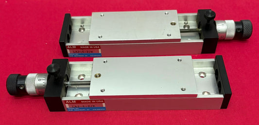 ALM LA2-6-2/K POSITION LINEAR CROSS-ROLLER SLIDE STAGE  - 1 LOT QTY 2