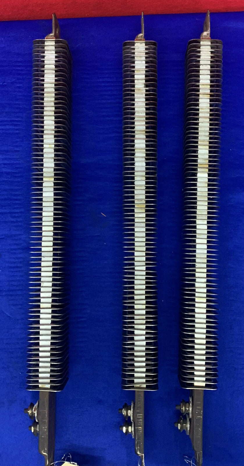 Lote de 3 calentadores de aire CHROMALOX FINSTRIP OTF-180 240 V 1000 W HNL 3490P/052710-117